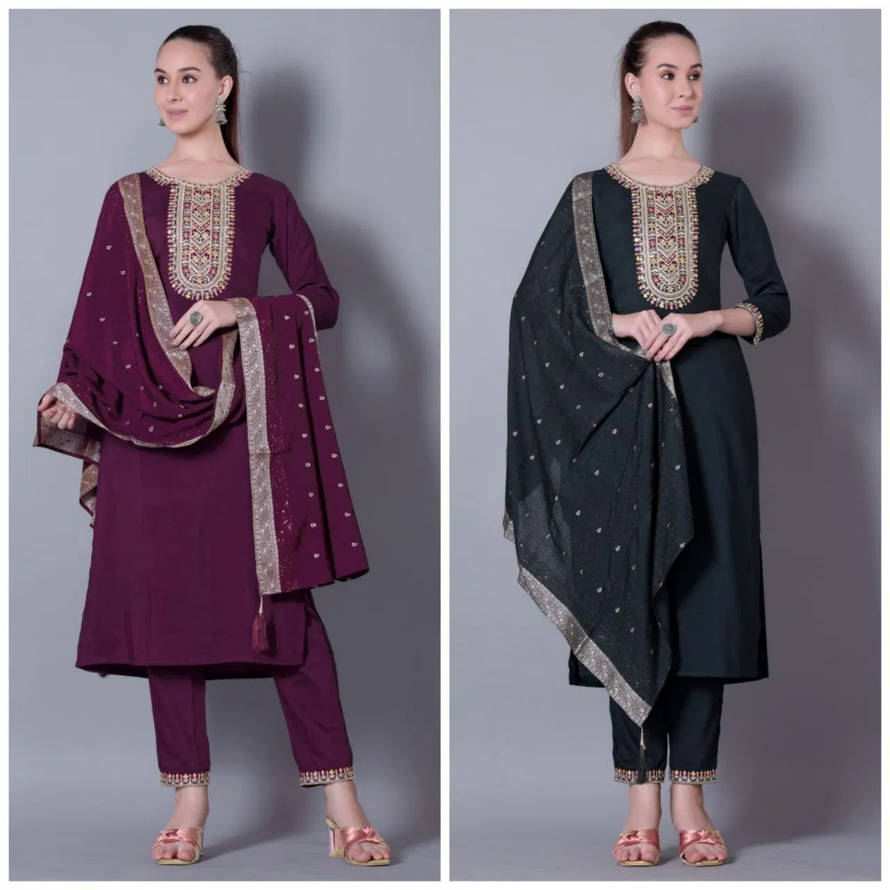 Shayari By Nsf Silk Top & Bottom Dupatta Set Wholesale Suppliers In Mumbai